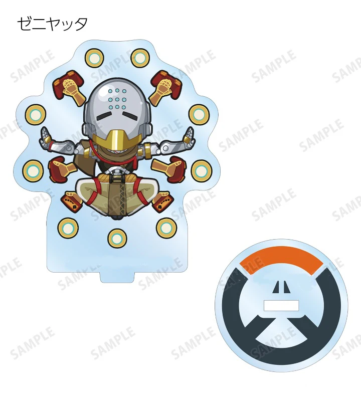 Anime Game Overwatch Acrylic Stand Model Cosplay Characters Ornament Accessories Good Collection Gifts 10cm
