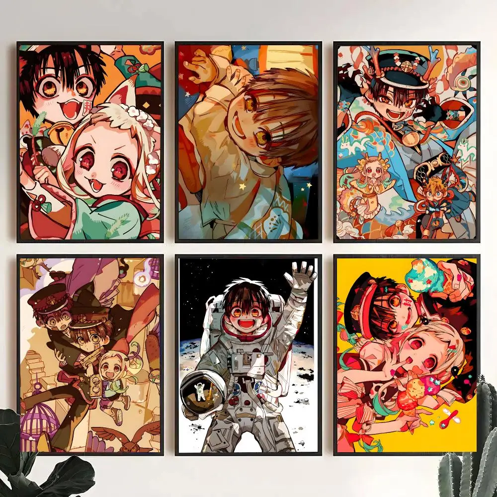 Anime T-Toilet-bound Hanako-kun Poster Decorative Wall Art Stickers Mural For Home Living Room Hallway Decor Gift
