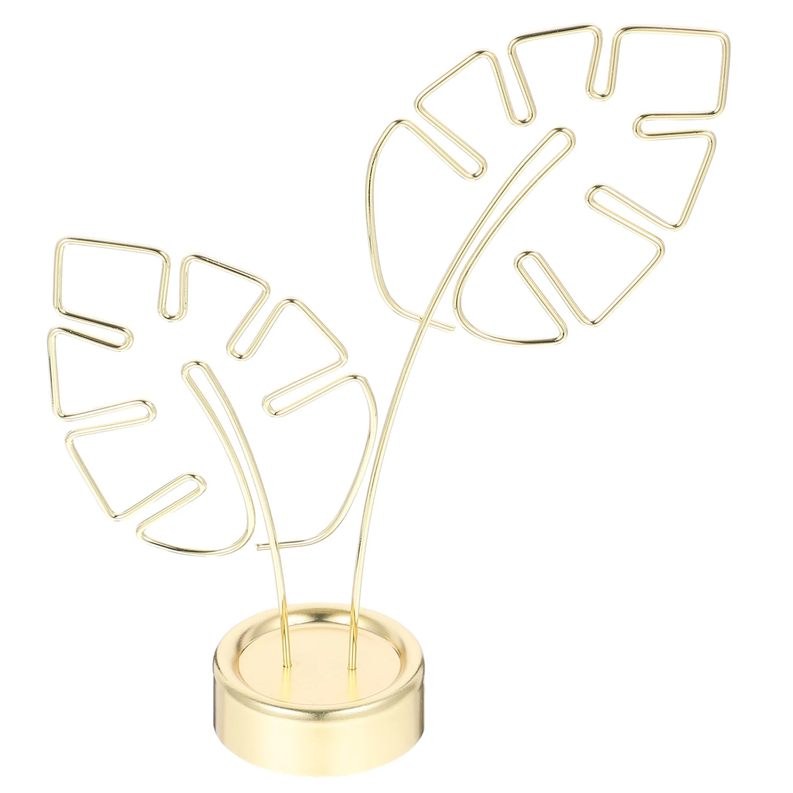 

Party Number Clip Note Folder Gold Decor Tabletop Clamp Decorate Golden Stainless Steel