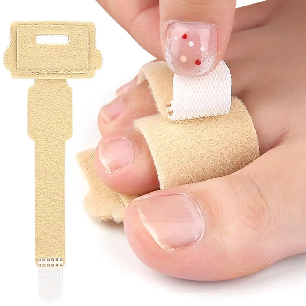 Toe Finger Straightener Hammer Toe Tape Hallux Valgus Corrector Bandage Toe Separator Splint Wraps Foot Care Supplies New