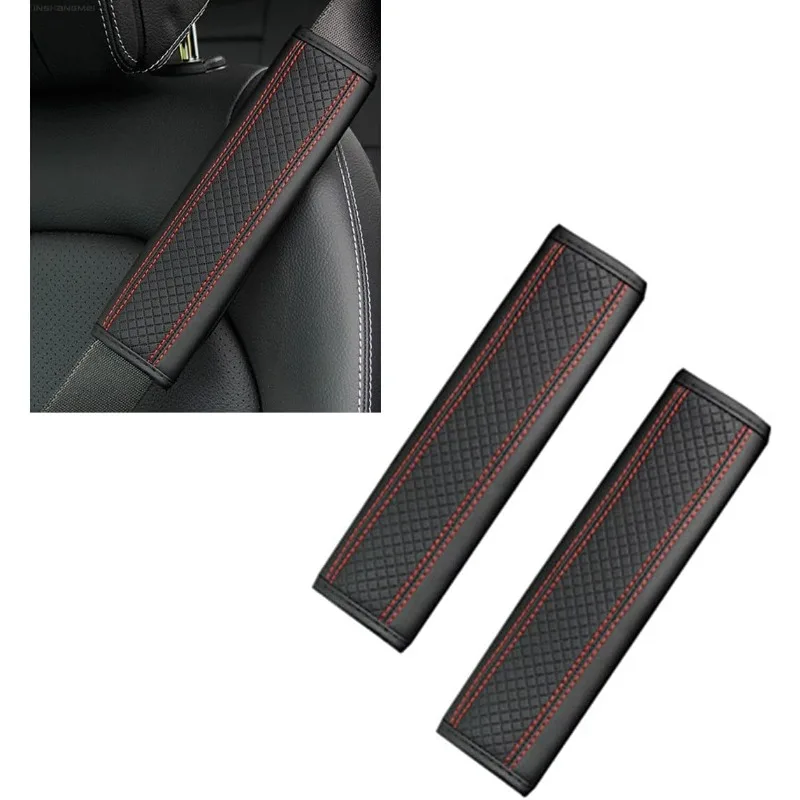

Car Accessories,Comfortable and Breathable Car Supplies, Seat Belt Shoulder Protection, PU Leather Seat Belt Protective Cover