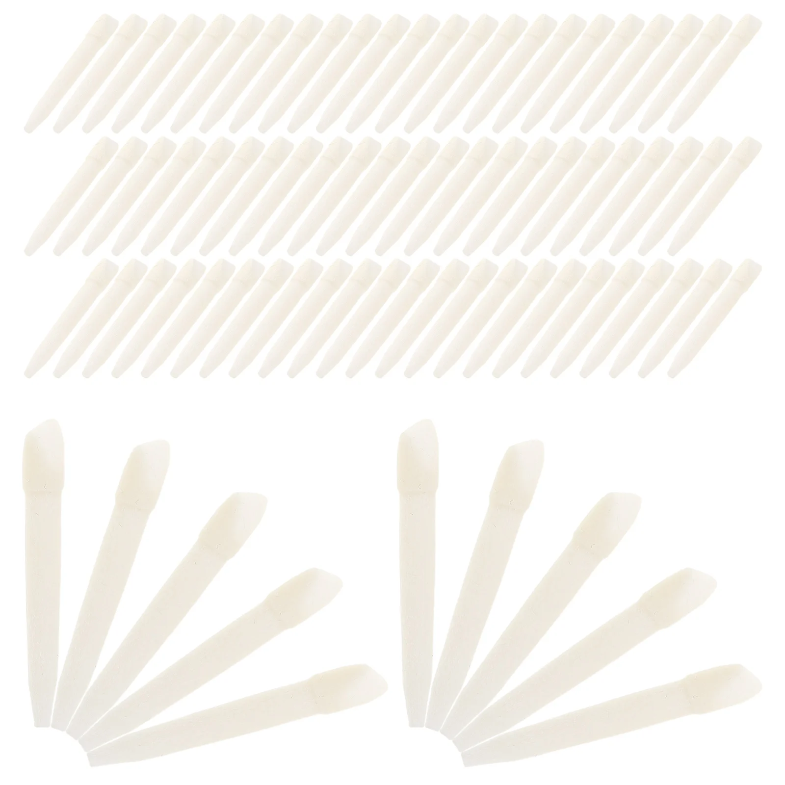 

100Pcs Dual Tips Oil Based Fiber Marker Pen Replacement Nibs Fine And Broad Tips For Art Drawing Refillable Writing Tools