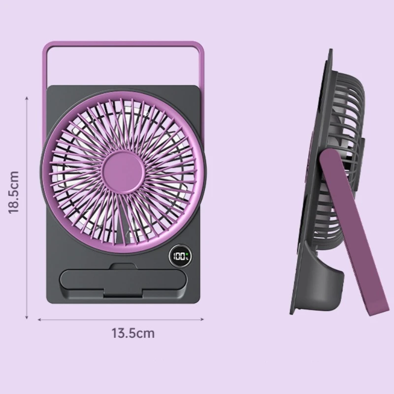 2025 พัดลมบางเฉียบ 1 ชิ้นสํานักงานเดสก์ท็อปขนาดเล็กพัดลมหมุนเวียนลมขนาดใหญ่ usb ชาร์จพัดลมขนาดเล็กขนาดเล็ก