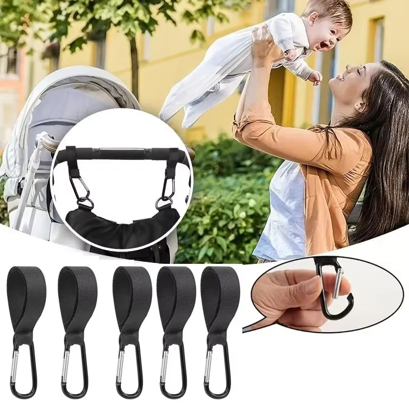 

Крючки-карабины для детской коляски из алюминиевого сплава, 1/2/3/4/5/6 шт., органайзер для сумок, подвеска для сумок для подгузников и покупок, аксессуары для колясок