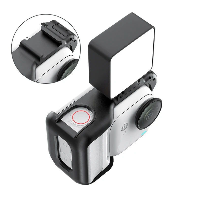 ​Camera Expansion Bezel Case for insta360 GO Ultra Protective Frame Drop Protection Accessory Black