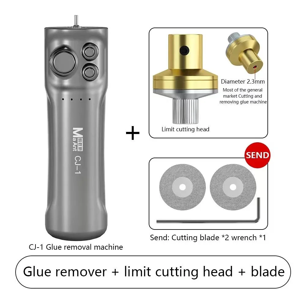 Limit Cutting Head And Blade Set Multi-purpose Single-Double Cut For 2.3mm Glue Removal Machine Include MaAnt CJ1