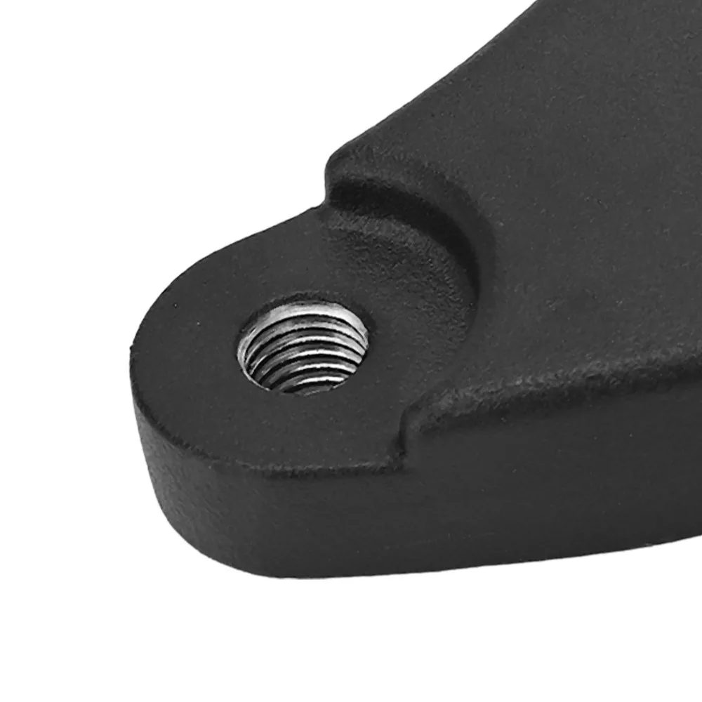 Aluminum Alloy Electric Scooter Front Suspension Fixation Board CNC Machined Black Shock Absorbing Mounting Plate for M4
