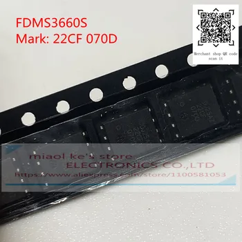 100% 정품: FDMS3660S 마크: 22CF 070D - MOSFET 2N-CH 30V 30A 60A POWER56, 10 개