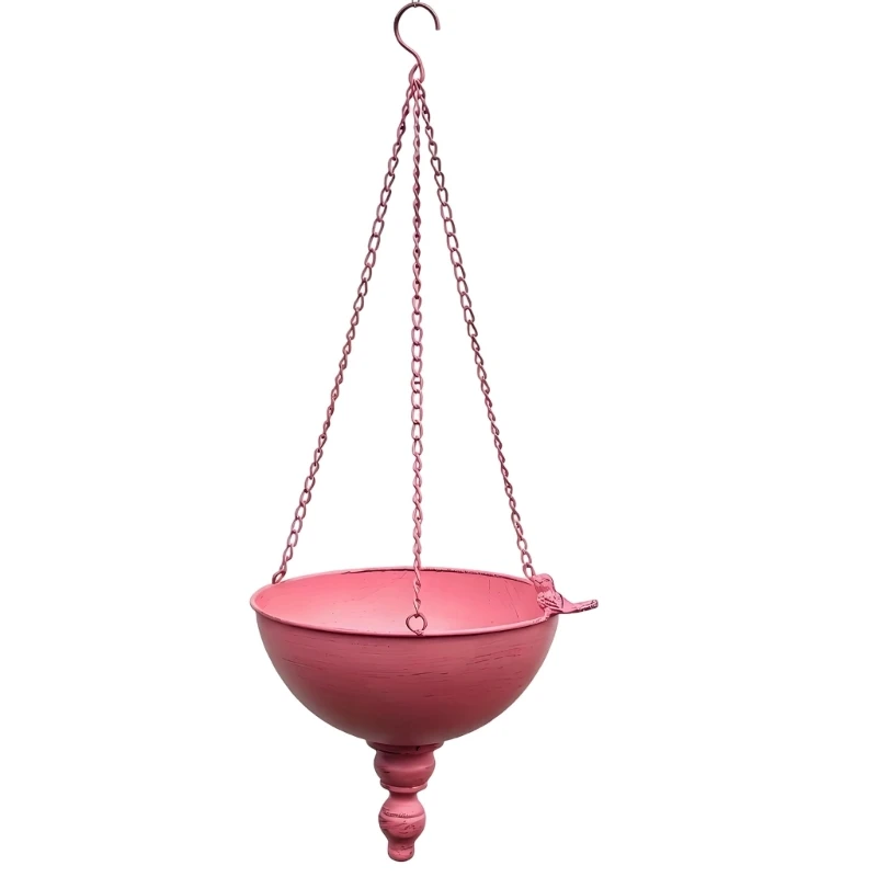 Modern Metal Hanging Bucket Planter Flower Pot For Indoor Outdoor Use best sale