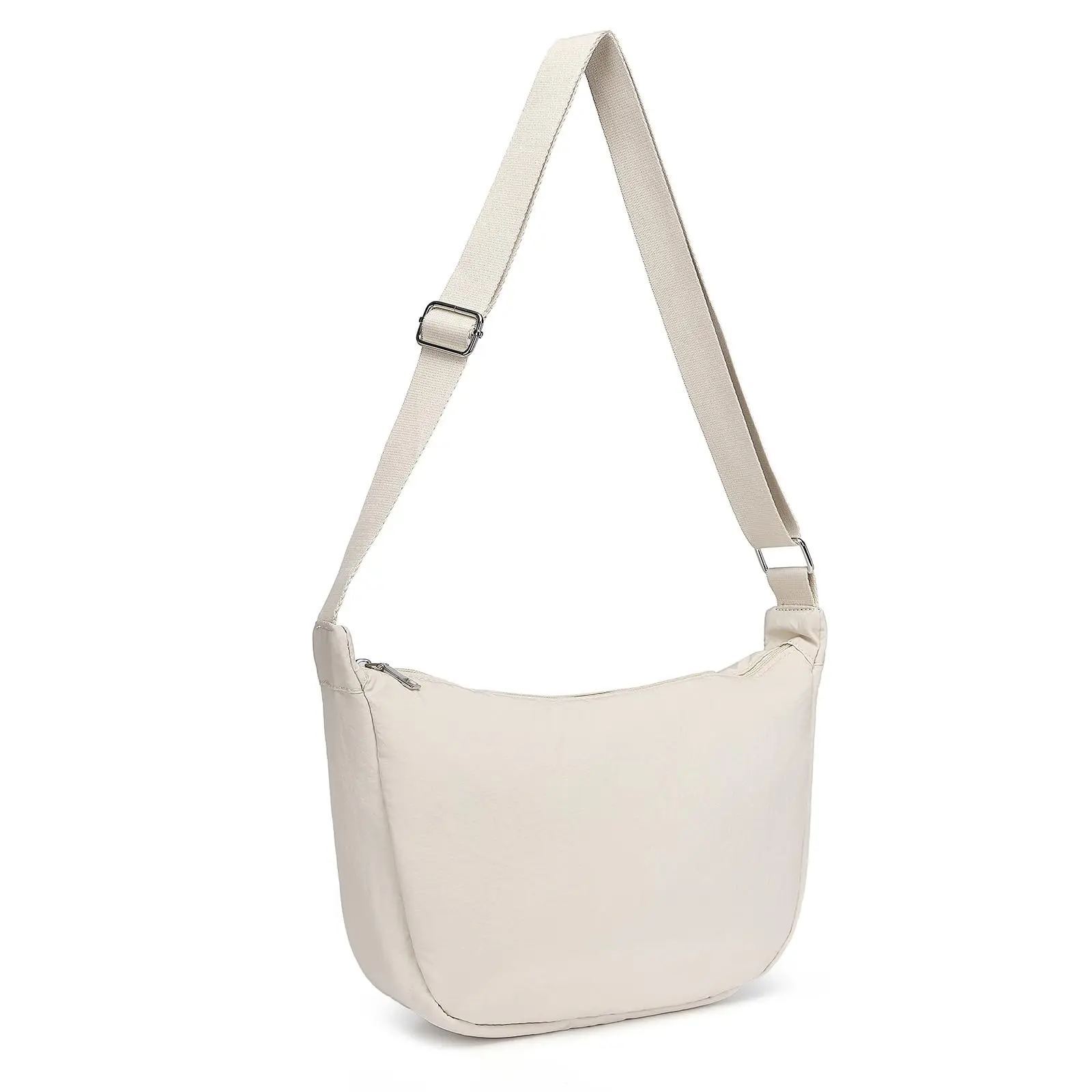 Miss Lulu Cross Body Bag for Women Waterproof Crescent Bag Dumpling Bag with Adjustable Strap