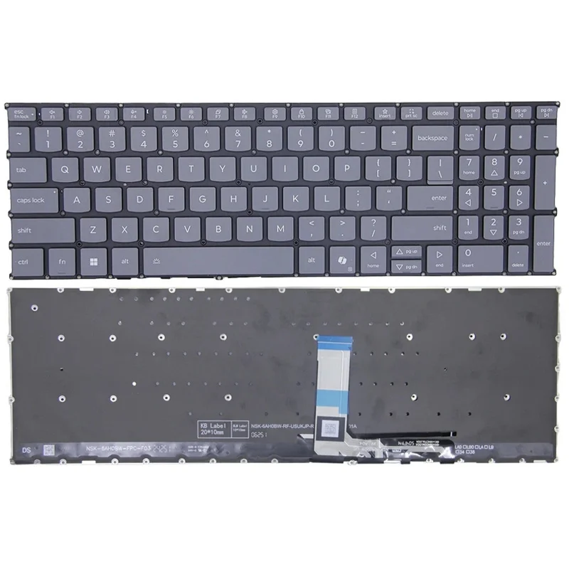 

Z New for Lenovo Yoga 7 2-in-1 16AKP10 16ILL10 Laptop Keyboard US Backlit Black