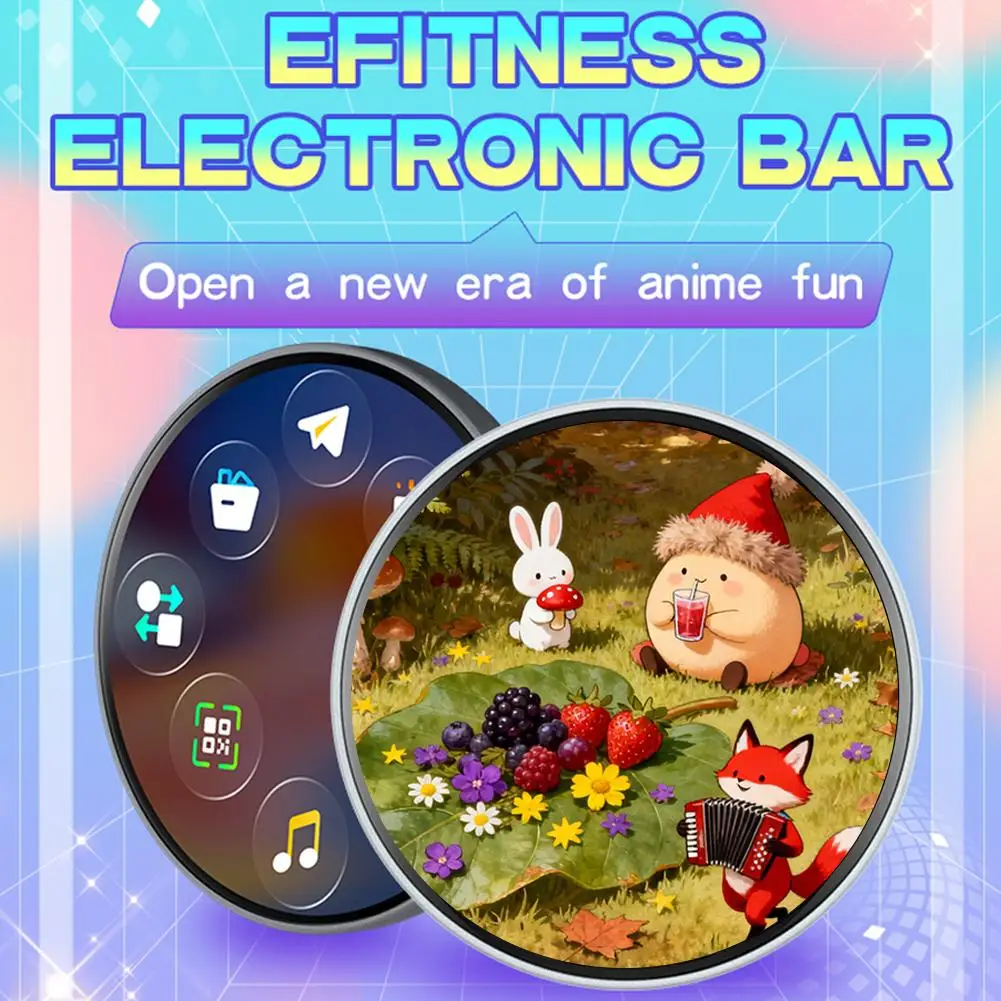 

L8 Smart Bluetooth аниме электронный дисплей значок HD экран перезаряжаемый светодиодный сменный узор косплей подарок для фанатов