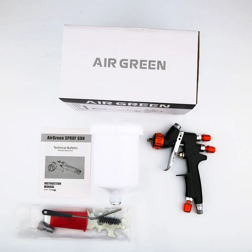 Original AIR GREEN 791 Airbrush Tools Water-soluble Paint Spray Gun HVLP Nozzle Size 1.3mm