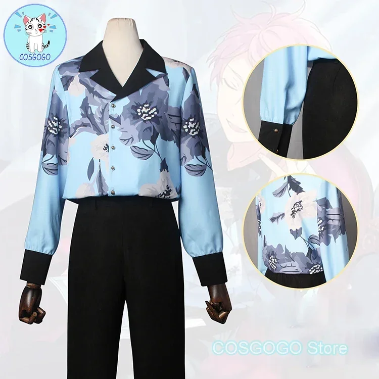 COSGOGO [Customized] Game Ensemble Stars Itsuki Shu Cosplay Costume Clothing Party Suit Shirt Pants Halloween Carnival Uniforms