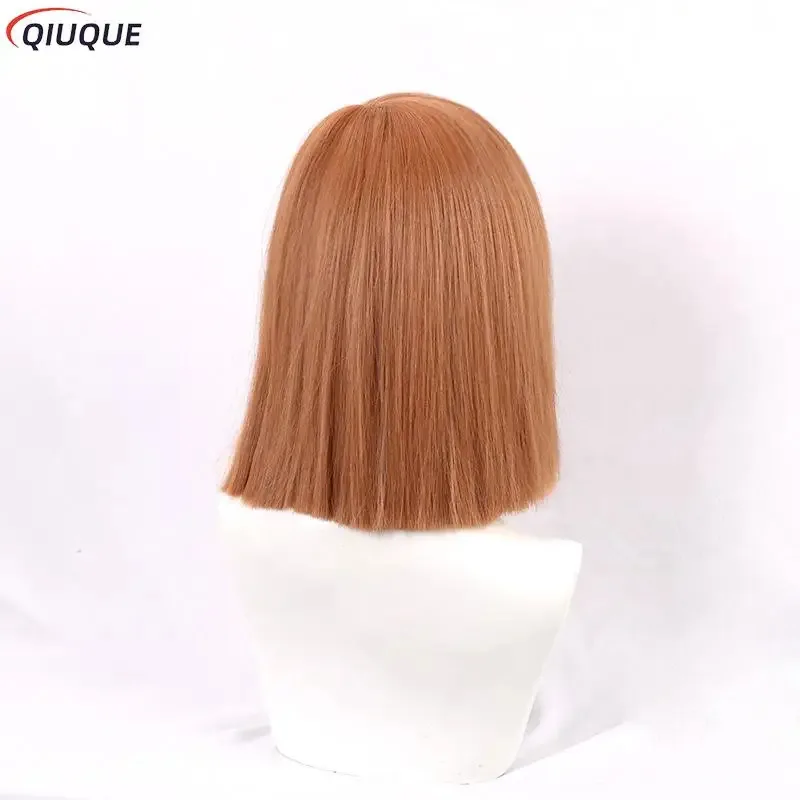 2025 جديد Kugisaki Nobara تأثيري حلي شعر مستعار المطرقة المرأة البدلة أنيمي الزي الموحد مع حزام حقيبة ★ ★ ★ ★