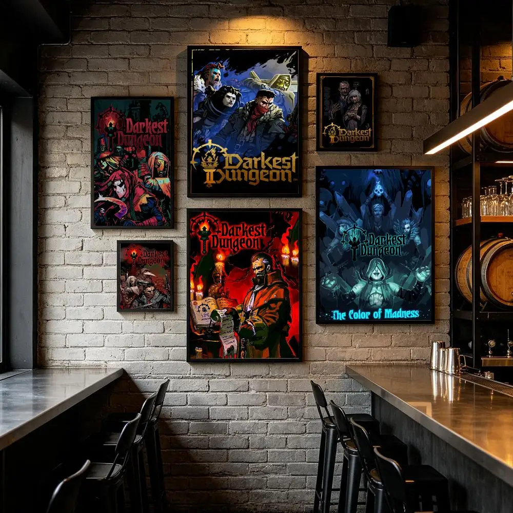 Game D-darkest Dungeon Poster HD Home Wall Stickers House Hallway Living Room Bedroom Bar Office Decor Art Prints