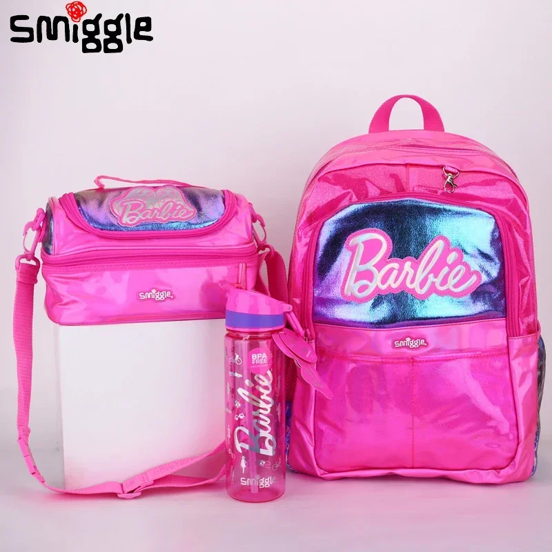 Genuine Australian smigle Barbie Girls Pink zaino Water Cup cancelleria Lunch Bag astuccio portamatite zaino zaino regali per studenti