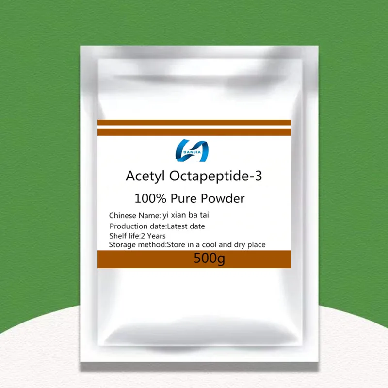 Acetil Octapeptide-3 pó para cuidados com a pele, anti-envelhecimento cosmético, matéria-prima, venda quente