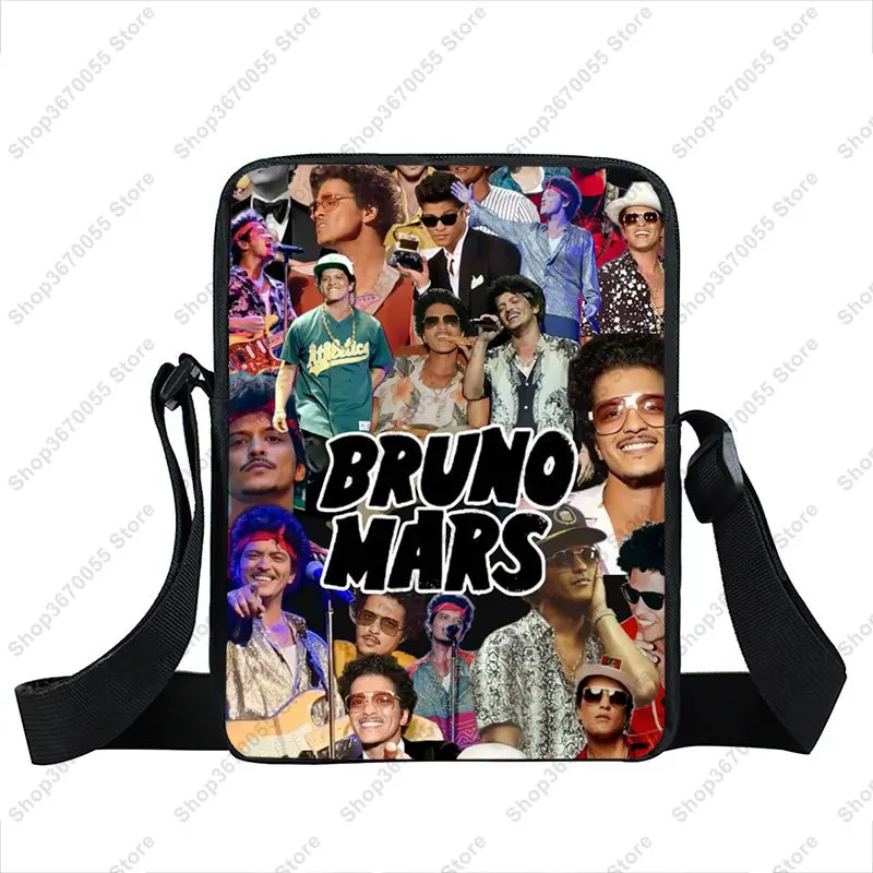 Die romantische Tour-Umhängetasche Bruno Mars Damen-Handtasche, Handy-Geldbörse, Aufbewahrungstaschen für Reisen, Damen-Kuriertaschen, Büchertasche – Detail 6