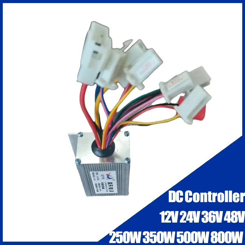 

Алюминиевый сплав, 250 Вт, 350 Вт, 500 Вт, 800 Вт, двигатель постоянного тока, часть 12 В, 24 В, 36 В, 48 В, матовый контроллер для электрических велосипедов и скутеров