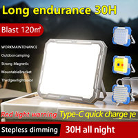 LED Camping Tent Light Rechargeable Searchlight High Power Outdoor Emergency Lighting Waterproof Portable Hanging Night Lamps
