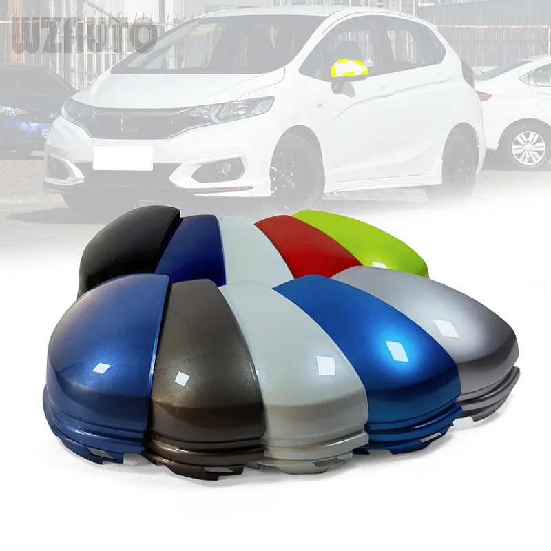 Auto Rearview Mirror Cover Shell Side Mirror Glass Light Frame For HONDA JAZZ FIT CITY 2014 2015 2016 2017 2018 GK5