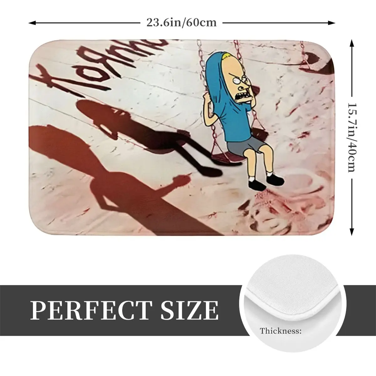 Korn Music Concert Rock Band World Tour Doormat Dust-proo Carpet Rug Kitchen Entrance Home Floor Mat for Bathroom Footpad Mats
