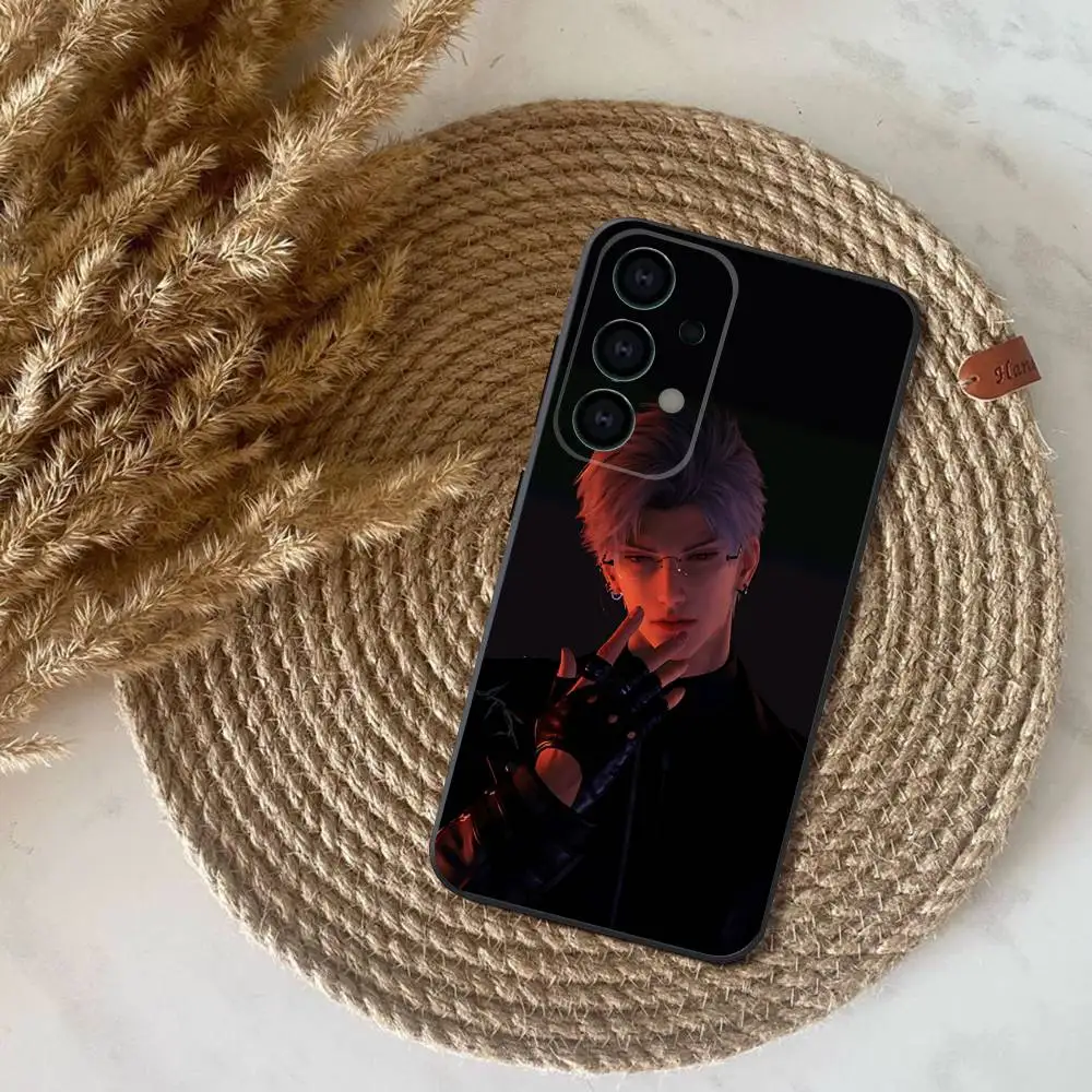 S-Sylus Love and Deep Space Handyhülle für Samsung S25, S24, S21, S22, S23, S30, Ultra, S20, Plus, Fe, Lite, Note, 10,9,5G, schwarze Hülle