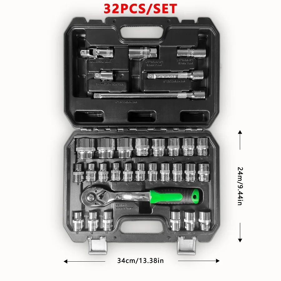

Auto repair tools 32 sets of portable durable professional auto repair tools