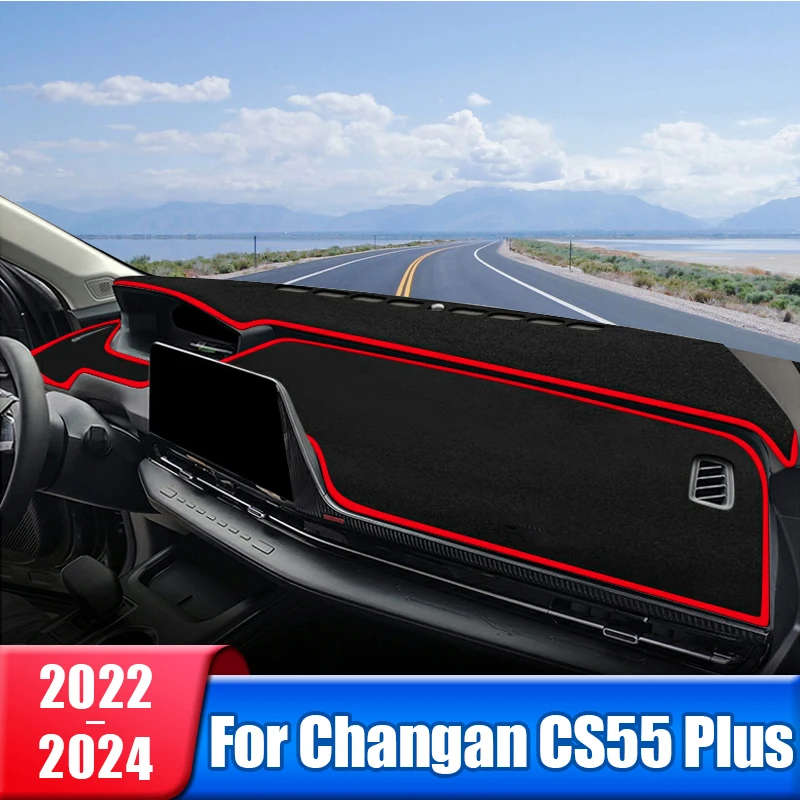 

Чехол для приборной панели автомобиля Changan CS55 Plus 2022 2023 2024 CS55Plus, Противоскользящий коврик для приборной панели, аксессуары