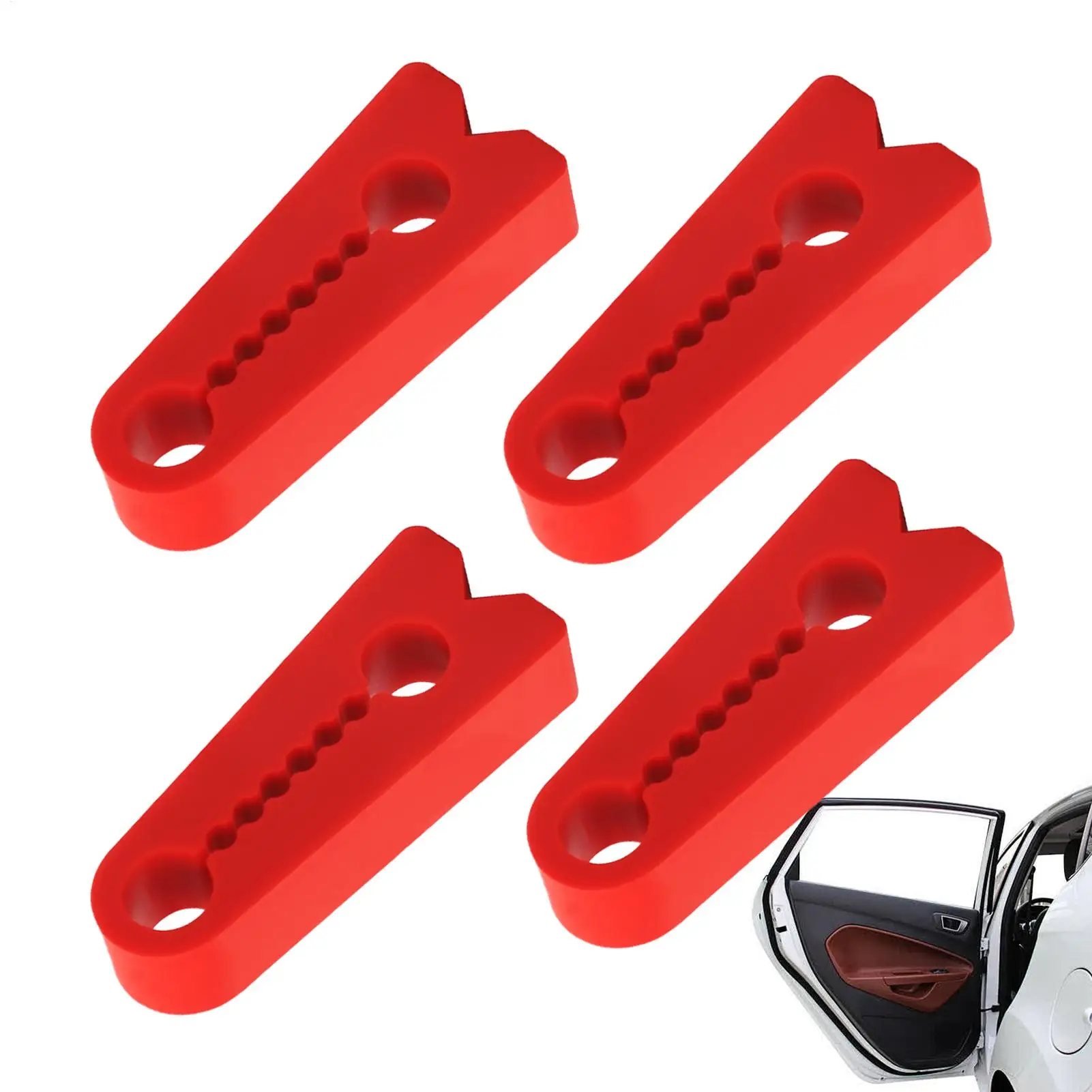 

Car Door Shock Absorber High-Elasticity Adhesive Car Door Lock Protective Cover For Commuting Short Trips Urban Riding Family