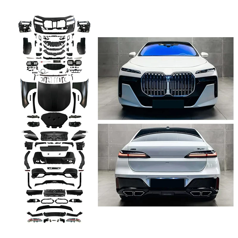 Classic Car Restomod Body Kits2016-2022 G12 Car Modification 2023 G70 760M Body Kit Upgrade Front Bumper Headlights Hood Bumper