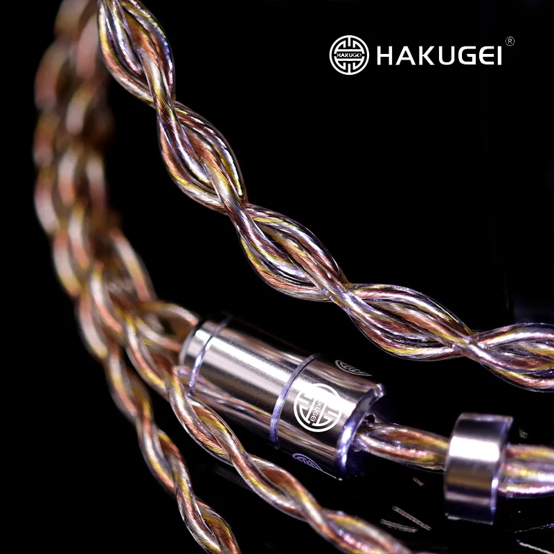 HAKUGEI Goldene Bodhi Gold weisheit 3 elemente kabel 30 core 22awg 0,78mm MMCX QDC UE upgrade kabel für Aria s8 KATO