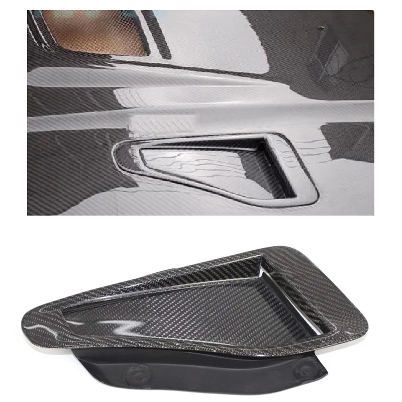 من ألياف الكربون CF OE غطاء محرك السيارة تنفيس القناة ل EVO 5-6 CP9A