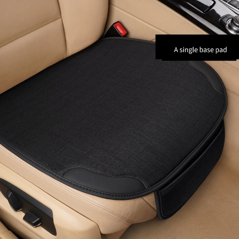 

Universal Breathable Flax Car Seat Cushions Protector Mat Car Front Seat Cover for Season Comfort & Auto Interior Protection