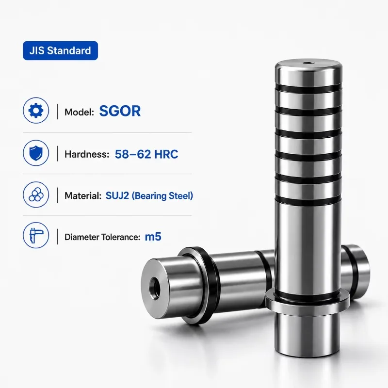 Automotive Stamping Die 62 HRC Hardness Metal Parts JIS Alternative to  M5 SUJ2 SGOR Removable Type