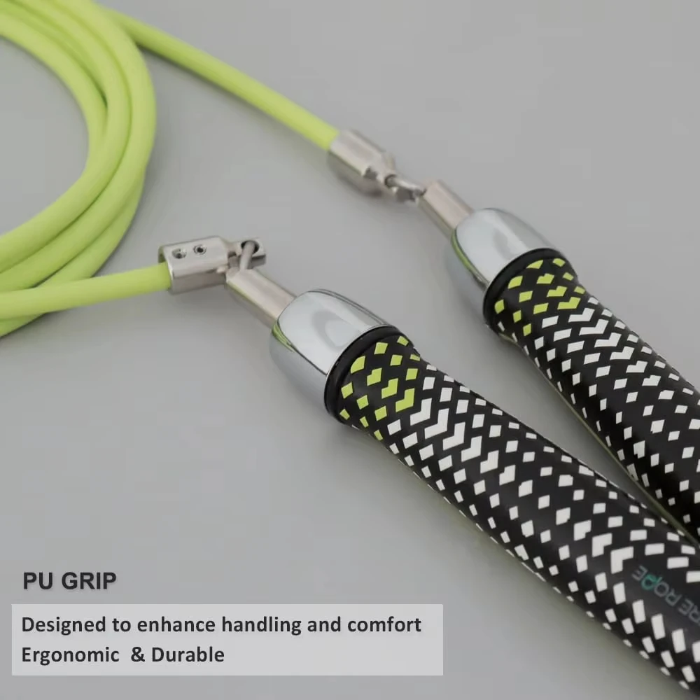 Jump Rope Set Weighted Jump Rope High Speed Tangle Self-Locking Spiral Jump Rope Exercise Fitness Lose Weight Equipment