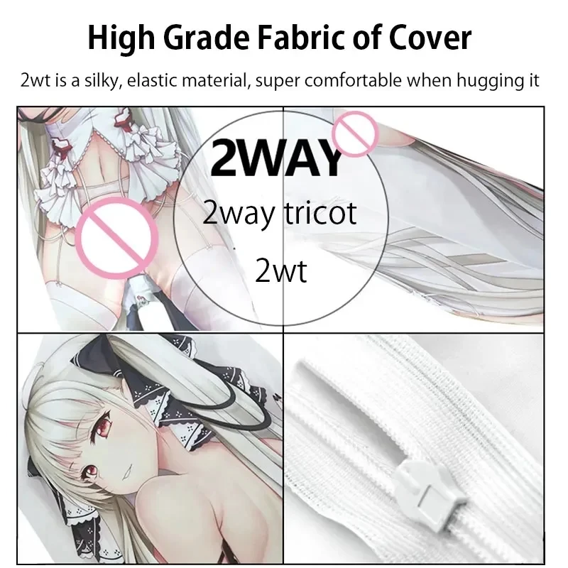 Inflatable Body Pillow Anime Genshin Impact Keqing Dakimakura Air with Sex Onahole Container Split Legs Air Pillows 2way Tricot