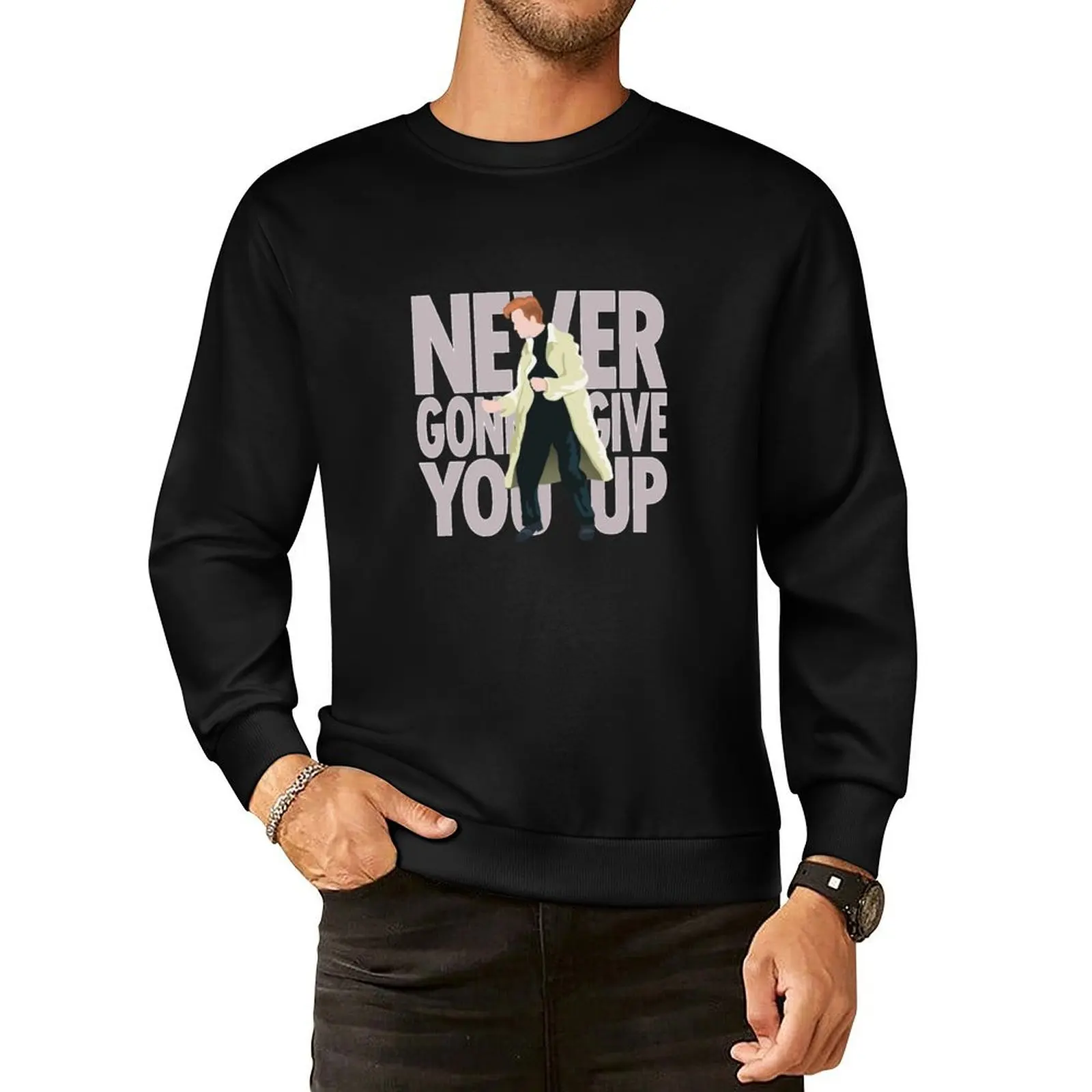 Rick - Never Gonna Give You Up Pullover Hoodie male clothes japanese style aesthetic sweatshirts