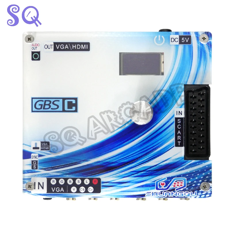 Retro Video Game Signal Converter Board GBSC Controller Screen Adjustment Rgbhv to Rgbs/Scart HDMI-compatible Upscalers