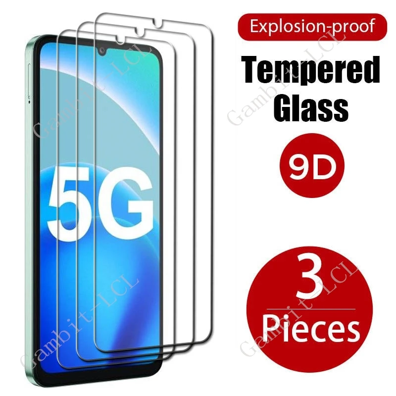 3PCS 9H กระจกนิรภัยป้องกันสําหรับ FOSSiBOT S1 5G FOSSiBOTS15G FOSSiBOTS1 Oukitel C50 OukitelC50 ป้องกันหน้าจอฟิล์ม