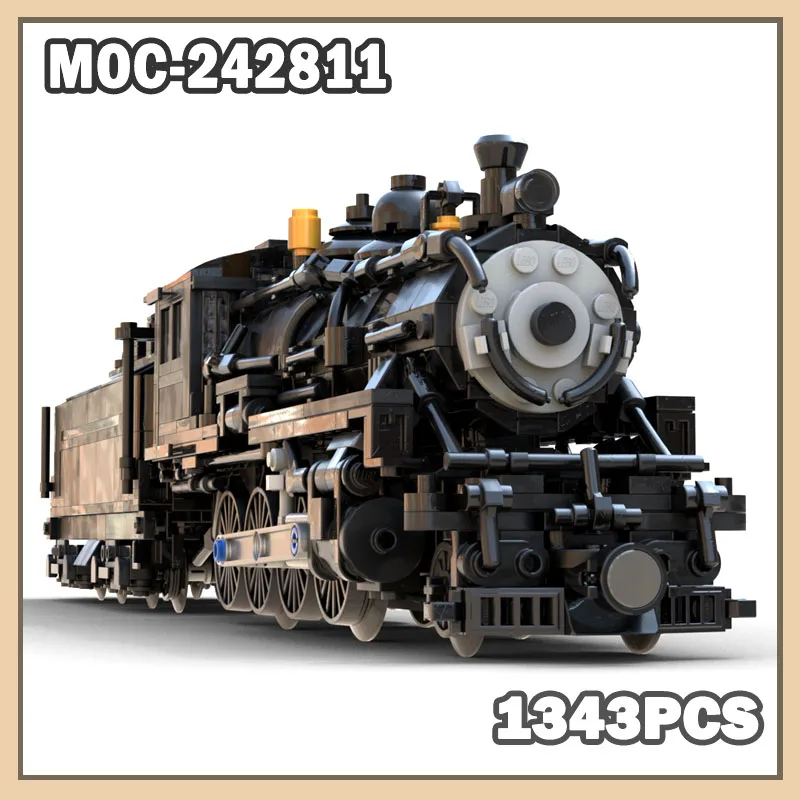 MOC-242811 Train locomotive MOC Building Blocks Technical Models Toys ADULT Birthday Gifts Train Track Accessories 1343PCS