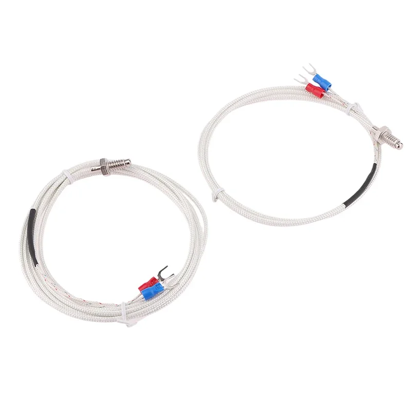 K نوع الحرارية كابل M6 1 متر 2 متر المسمار استشعار درجة الحرارة التحقيق 0-800 C ل REX-C100 متحكم في درجة الحرارة ترموستات