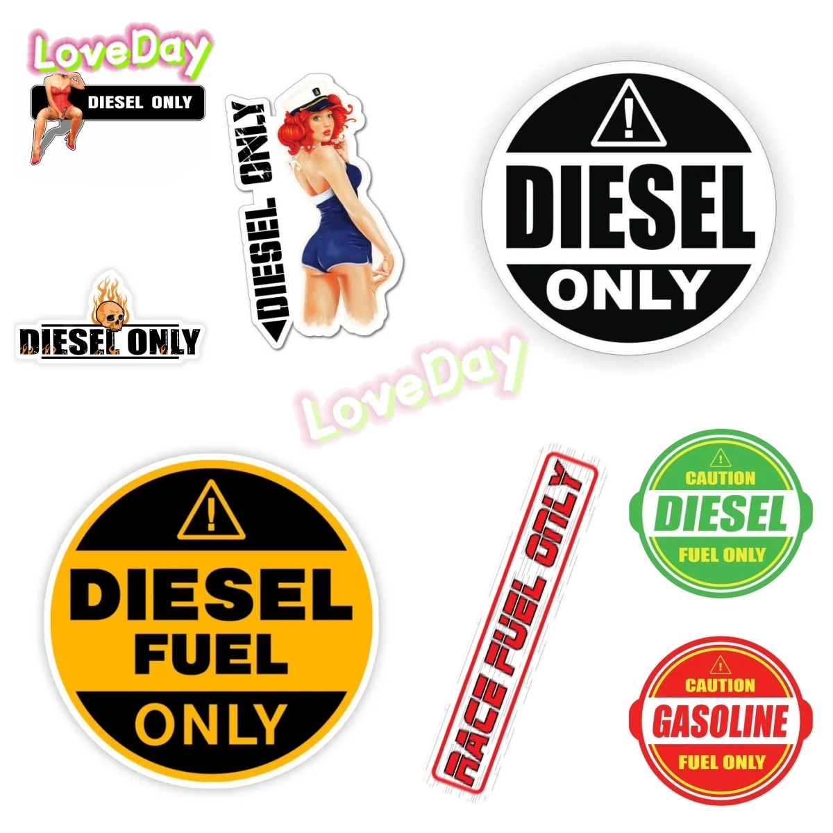 

Сексуальная девушка напоминание дизельное топливо только наклейка Забавный виниловый автомобиль мотоцикл наклейка Пламя Череп напоминание наклейка