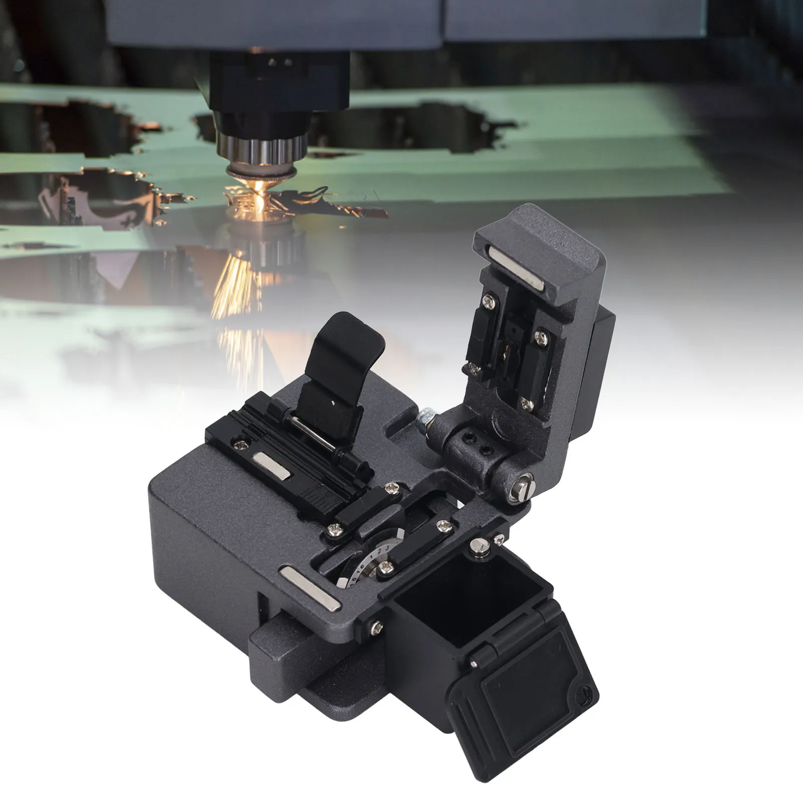 

ZK50 Fiber Optic Cleaver Full Automatic High Accuracy Low Loss Lightweight FTTH Optical Fiber Cutter