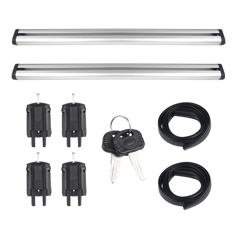 Universal Aluminum Alloy Luggage Roof Rack 120Cm 130Cm For Car Roof Top Bag Storage Luggage Support Auto Car Accessories