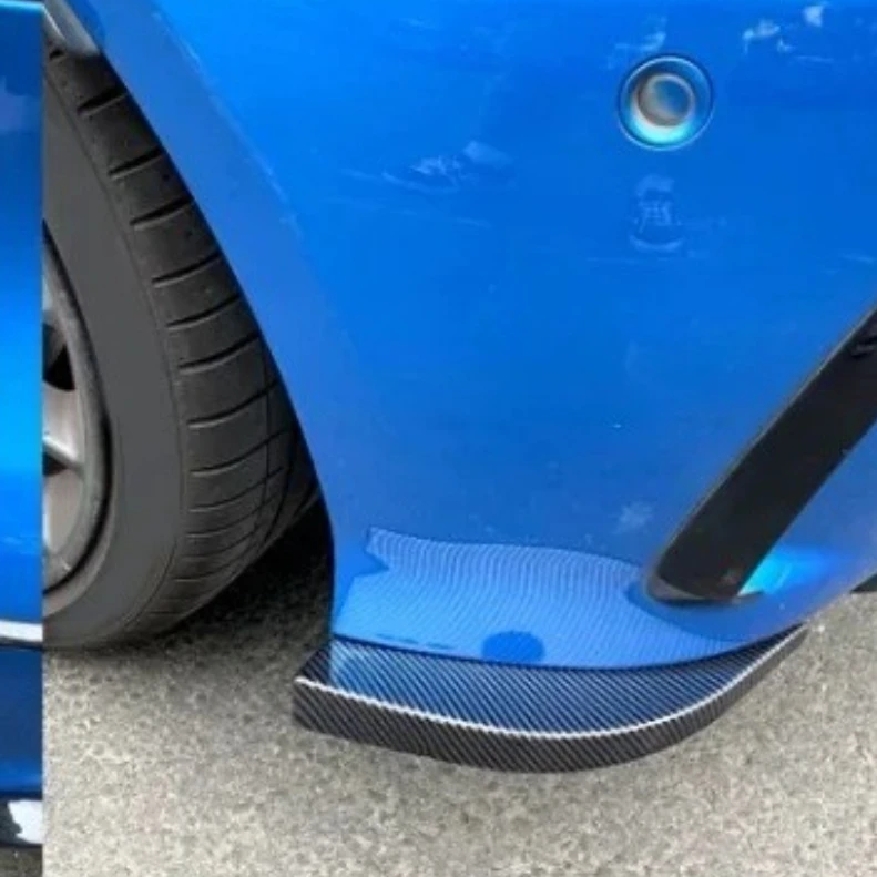 

1 Pair Car Rear Bumper Splitter ABS Automobile Rear Bumper Diffuser Fit for Mercedes-Benz A Class W176 AMG-Line A45 2012-2018