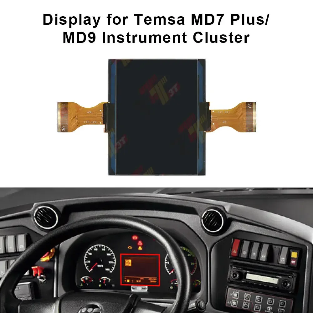 Gauge LCD Screen Display for DAF CF/LF/XF 45/55/75/85/95/105 and Temsa MD7 Plus/MD9 Instrument CLUSTER Display