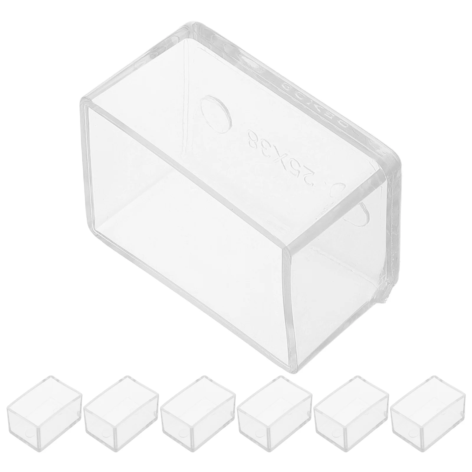 

12 pcs Transparent Chair Leg Caps Plastic Floor Protectors For Furniture Scratch Resistant Noise Reducing Easy Install Universal