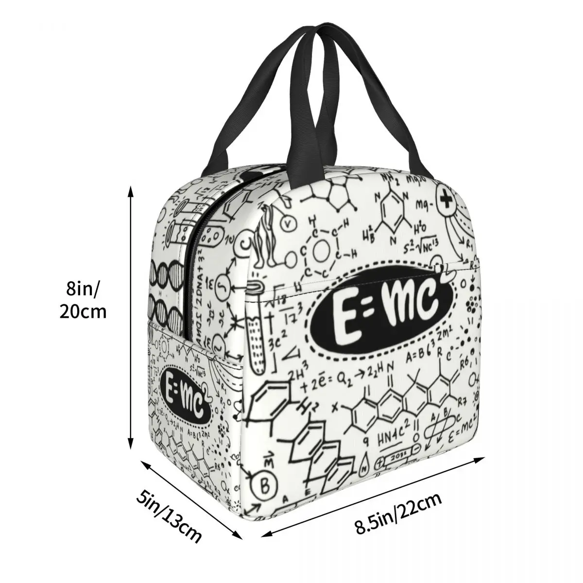 Formules-Sac isotherme réutilisable pour professeur de physique et de chimie, sac à lunch isotherme pour professeur de maths, fourre-tout thermique pour enfants et femmes